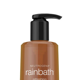 Neutrogena Rainbath in bathroom lifestyle scene suggesting refreshing morning routine