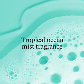 Neutrogena Rainbath creamy foam texture detail showing moisturizing lather benefit