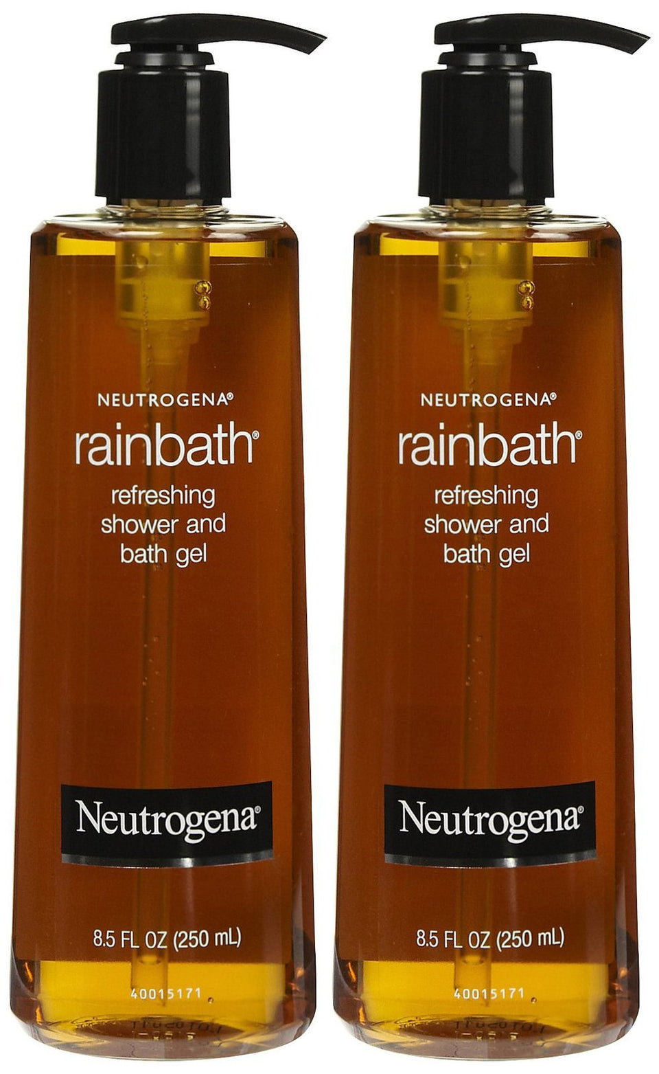 Neutrogena Rainbath front bottle showing label and scent, ideal for quick identification and freshness