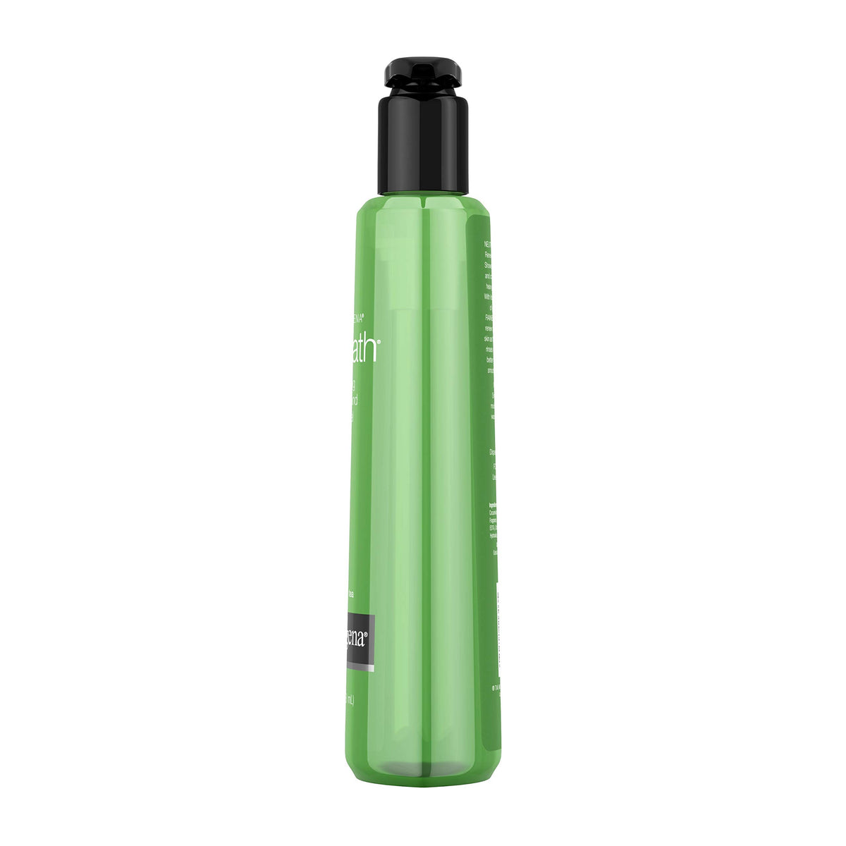 Neutrogena Rainbath bottle on shower ledge showing convenient daily-use benefit