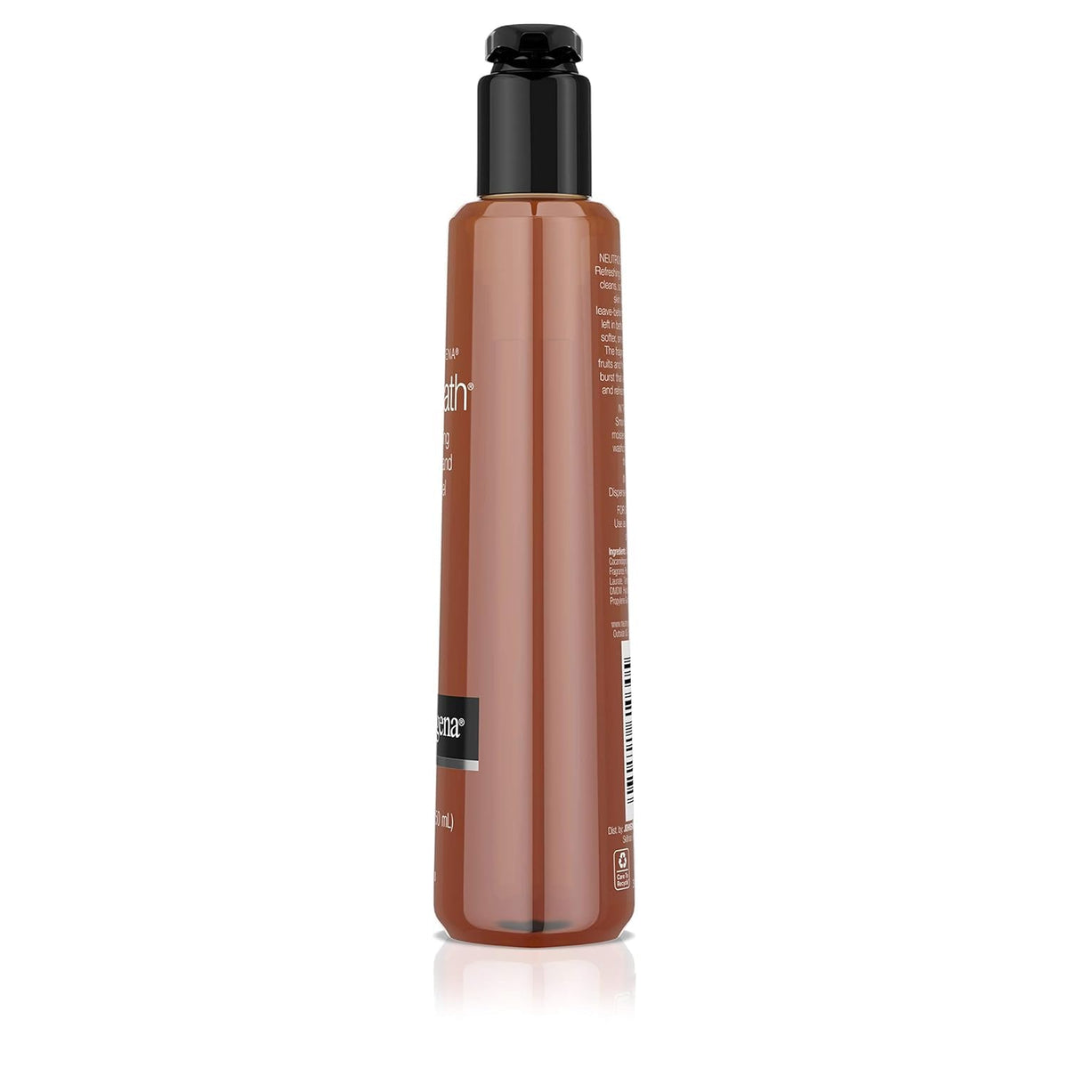 Neutrogena Rainbath bottle on shower shelf conveying everyday bathroom freshness