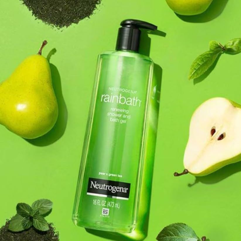 Neutrogena bottle next to common items to show 16 fl oz scale and value
