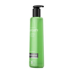 Neutrogena Rainbath pouring to show lather and easy application benefit