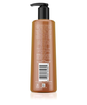 Neutrogena Rainbath gel pouring from bottle to demonstrate easy dispensing and control