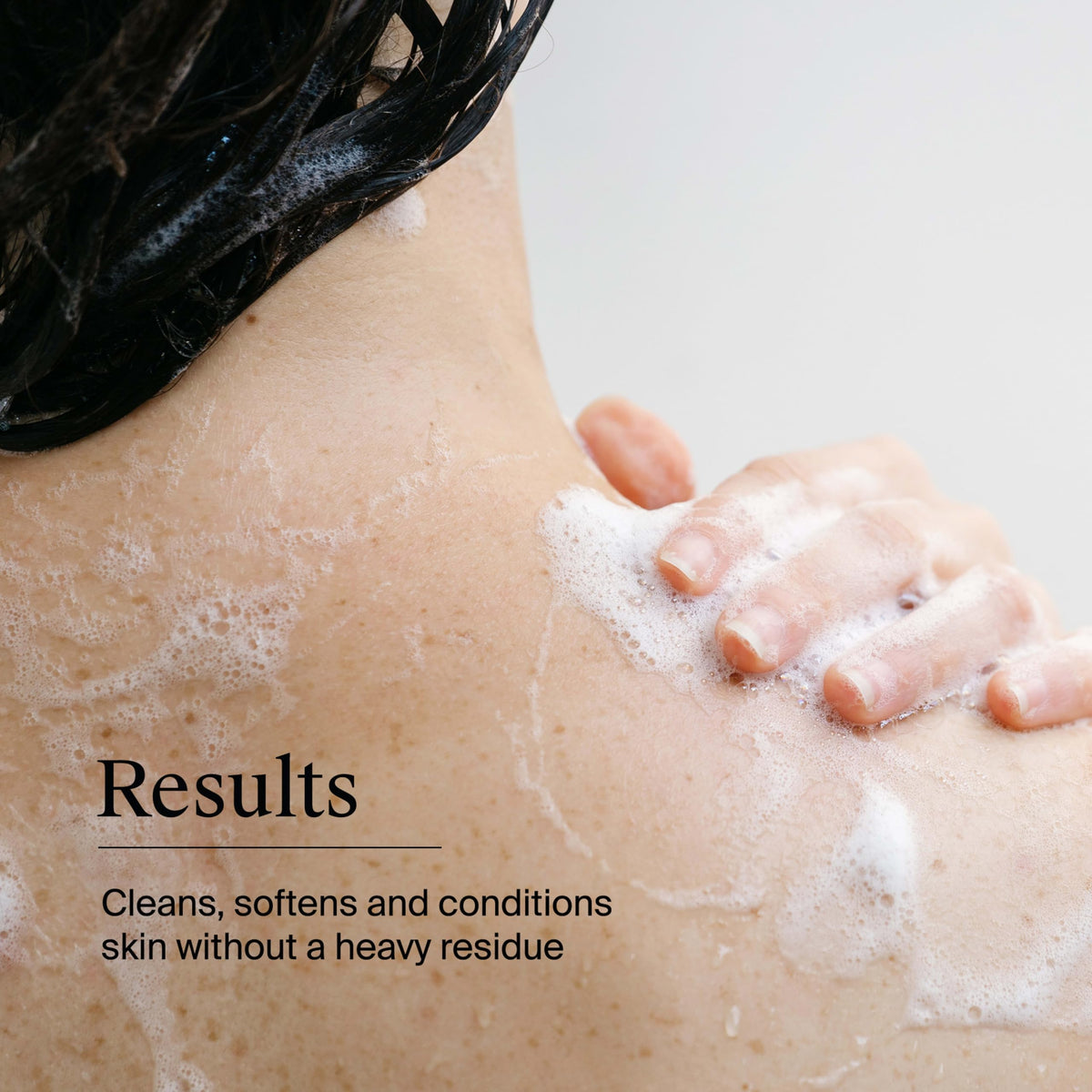 Neutrogena Rainbath in shower scene demonstrating refreshing use and energizing scent benefit