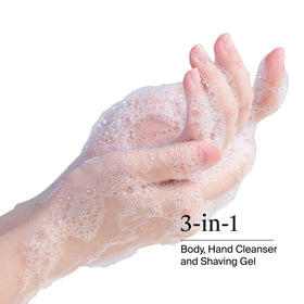 Neutrogena Rainbath next to household item for 32 oz size comparison and value benefit