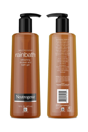Neutrogena Rainbath gel closeup texture demonstrating smooth lather benefit