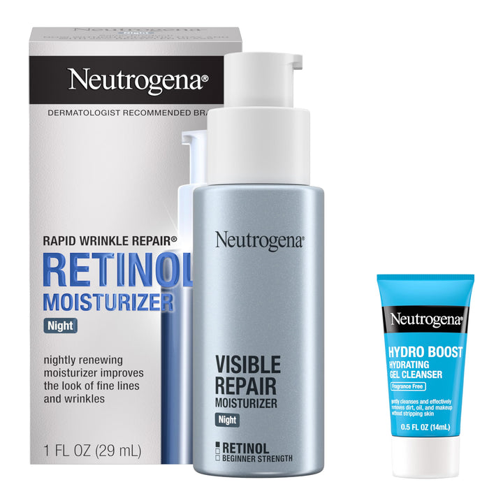 Neutrogena jar front view showing packaging and clear product purpose for reliable night care