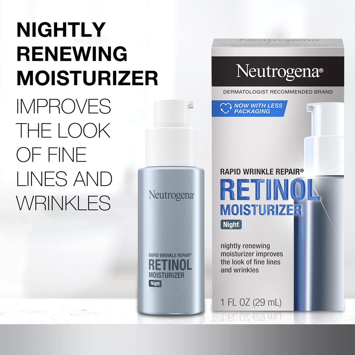 Neutrogena cream texture close-up highlighting smooth formula and moisturizing hyaluronic benefit