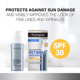Neutrogena rapid wrinkle cream texture close-up highlighting smooth hydration
