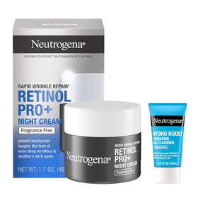 Neutrogena jar front view showing label and anti-aging benefit