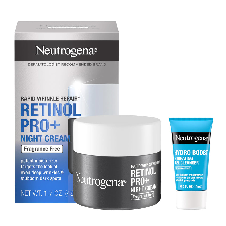 Neutrogena jar front view showing label and anti-aging benefit