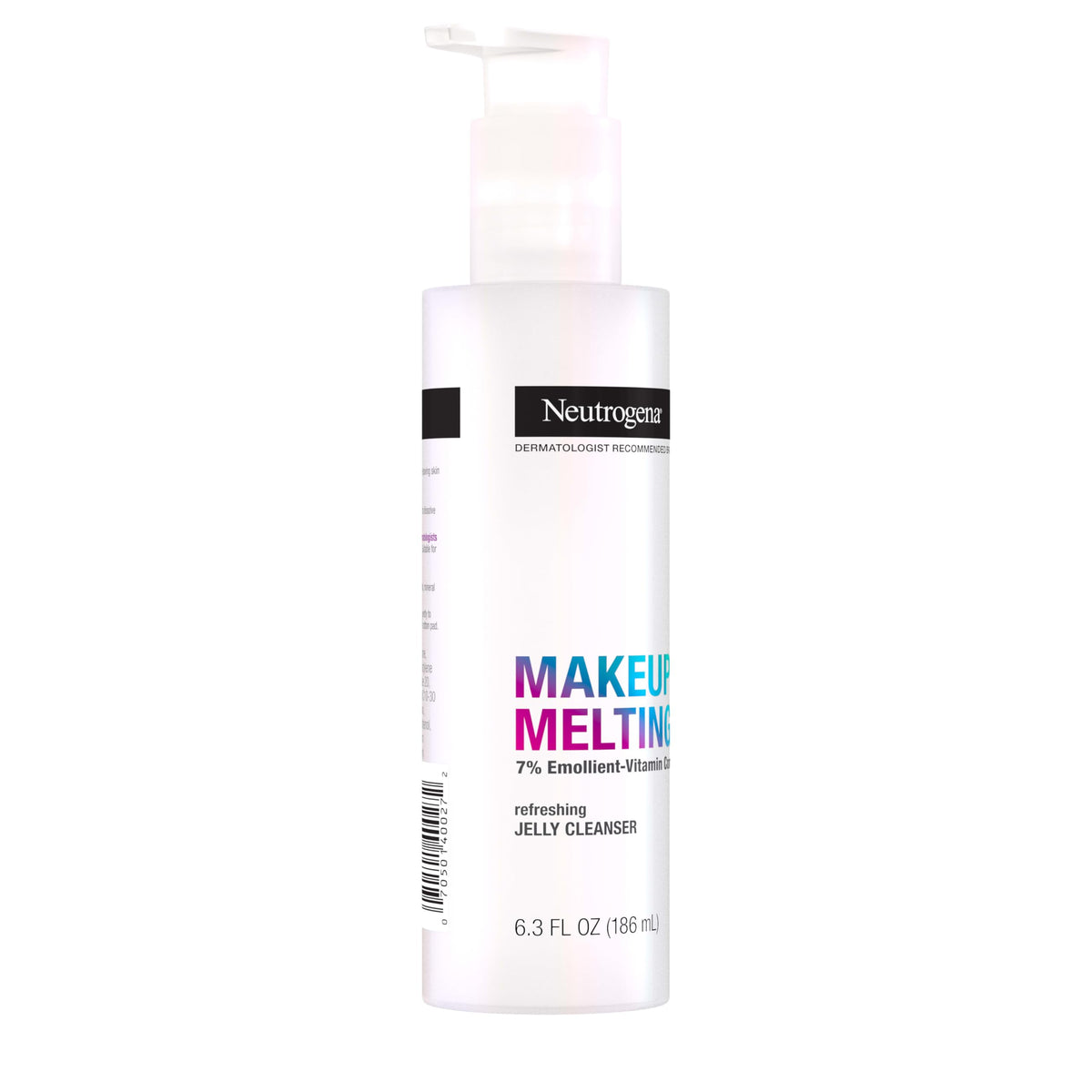Neutrogena rinsing jelly cleanser under running water to show non-greasy rinse-off