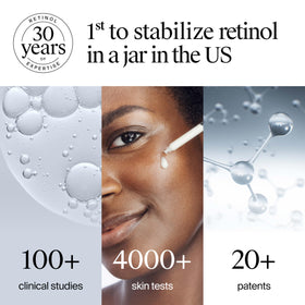 Neutrogena applying serum to cheek demonstrating smoother more even skin