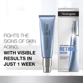 Neutrogena pipette dispensing serum, demonstrating precise dosing and control