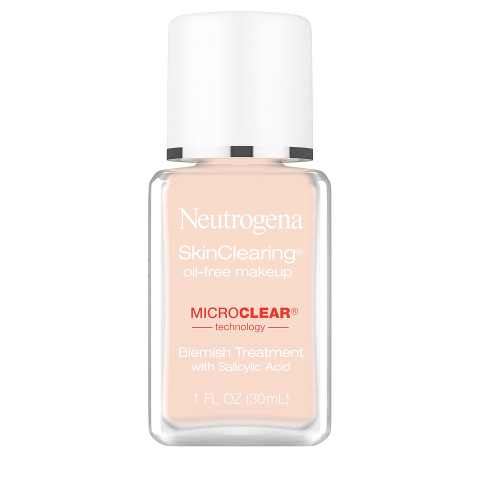 Neutrogena front bottle showing Natural Ivory 20 for clear-looking skin
