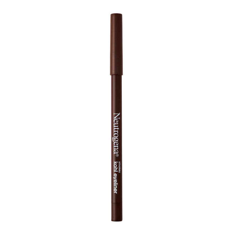 Neutrogena front packaging of smokey kohl dark brown for quick identification