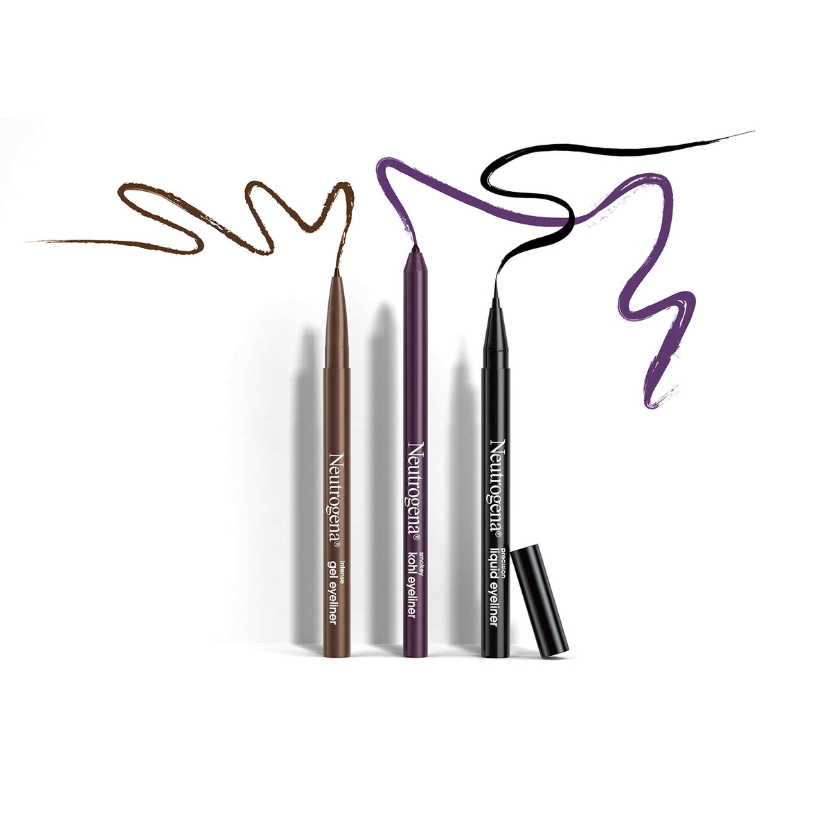 Neutrogena on model creating smokey eye showing dramatic finish benefit