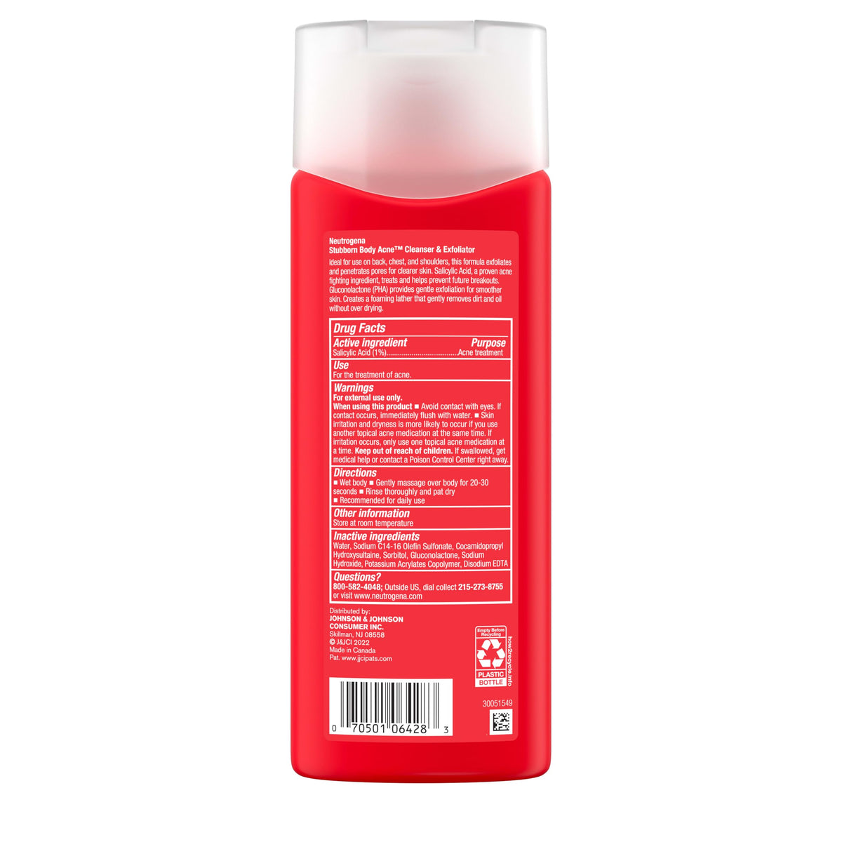 Neutrogena smoother skin after use illustrating improved texture