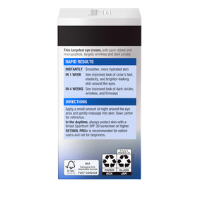 Neutrogena small dab on spatula showing recommended application amount