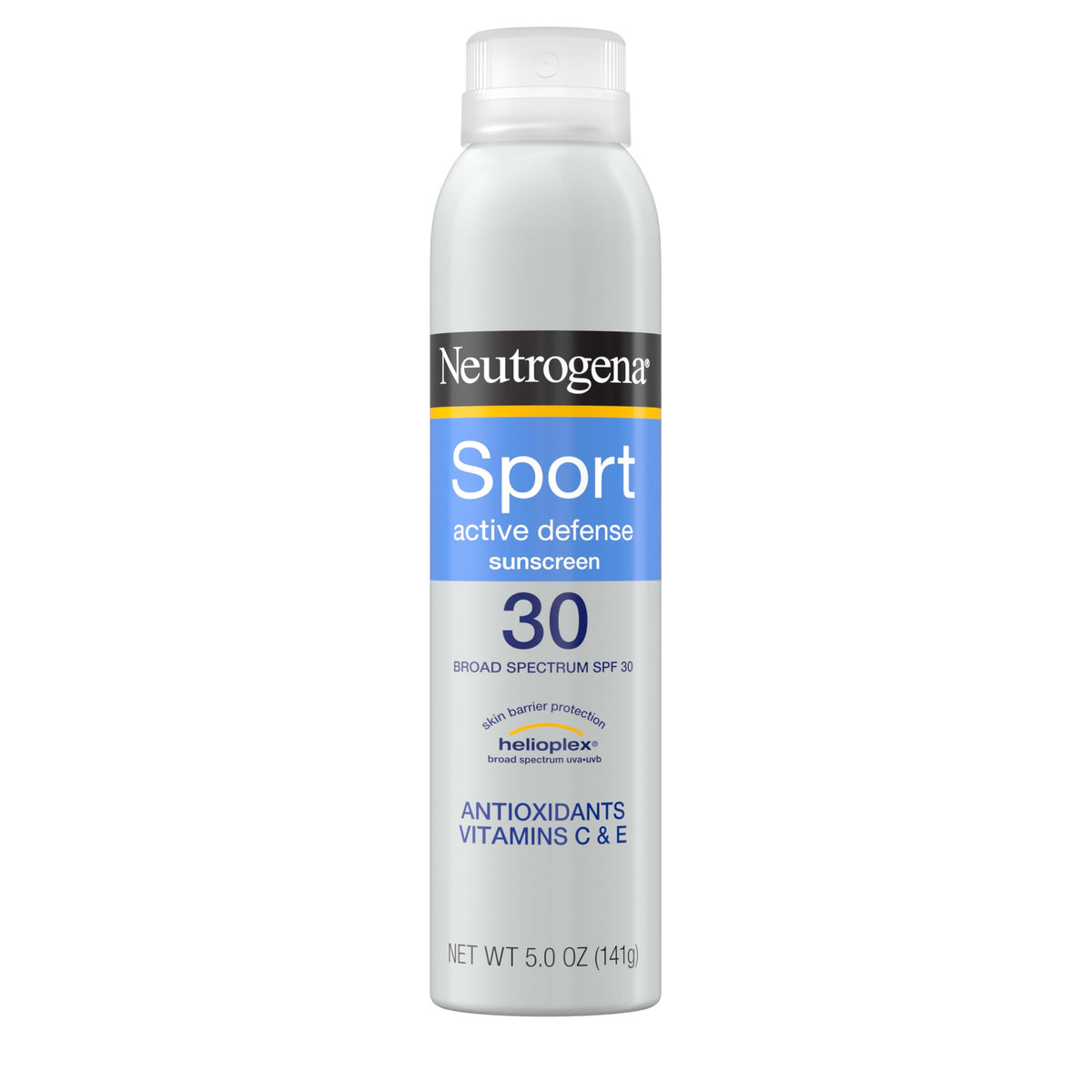 Neutrogena front packaging showing SPF 30 and sport protection benefits