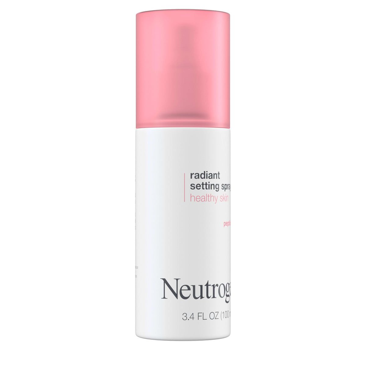 Neutrogena nozzle close-up demonstrating fine mist for even application