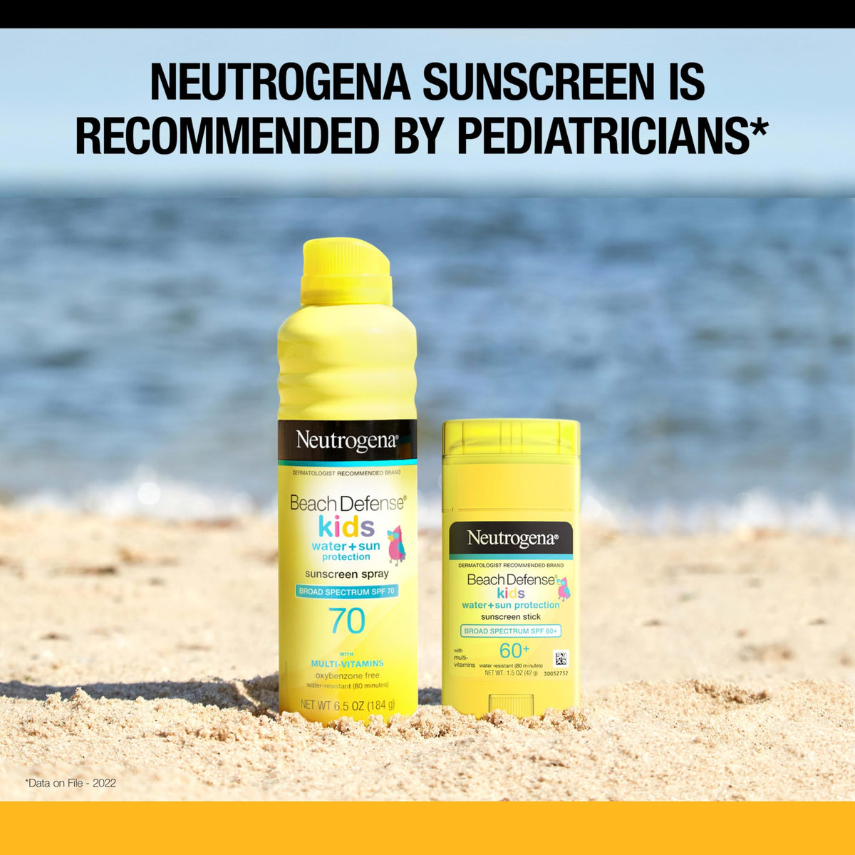 Neutrogena stick label ingredients highlighting reef-act compliance and safety