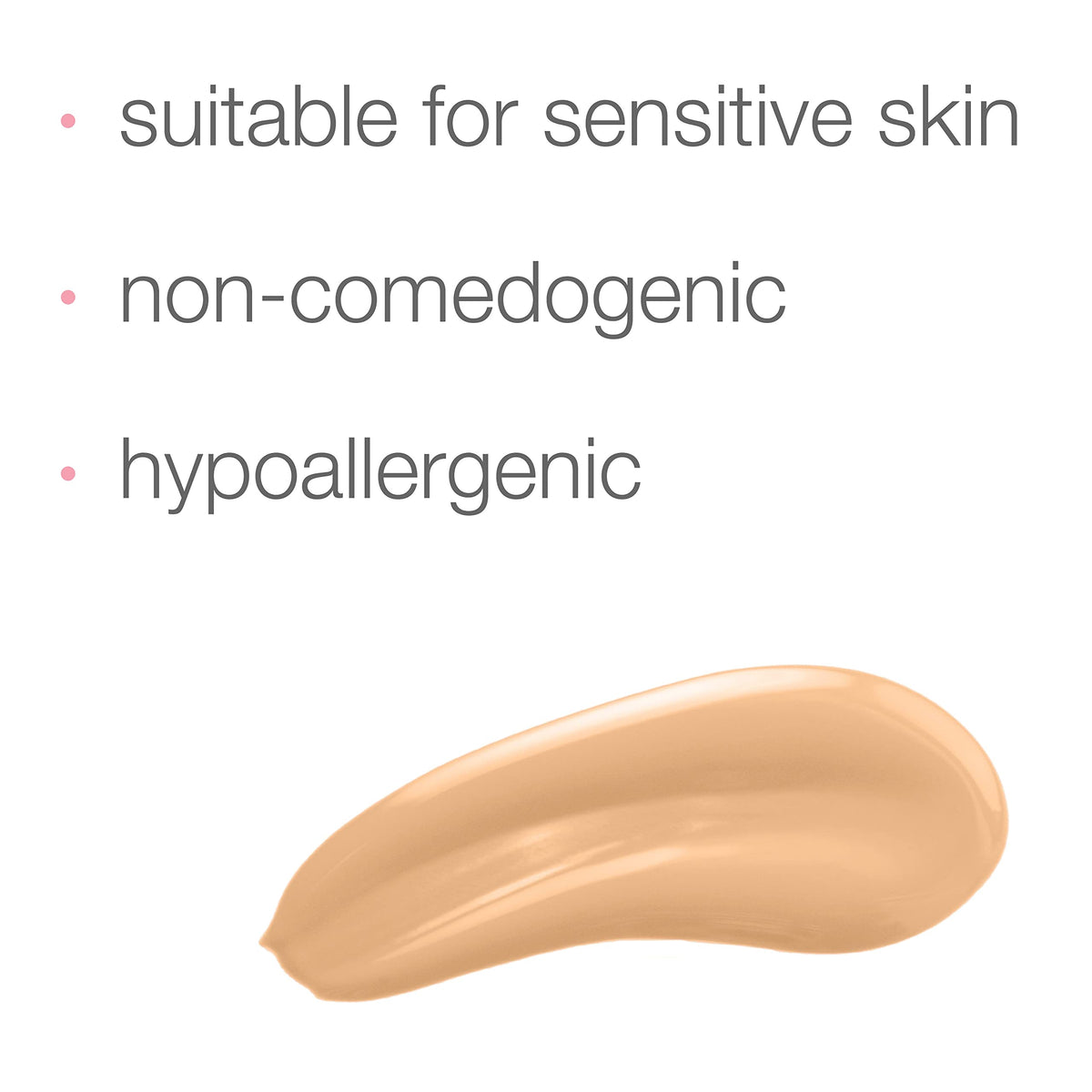 Neutrogena swatches on arm showing shade match and color-correcting benefit
