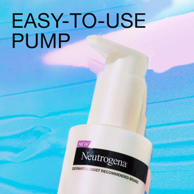 Neutrogena gel-jelly texture close-up highlighting smooth makeup-melting feel