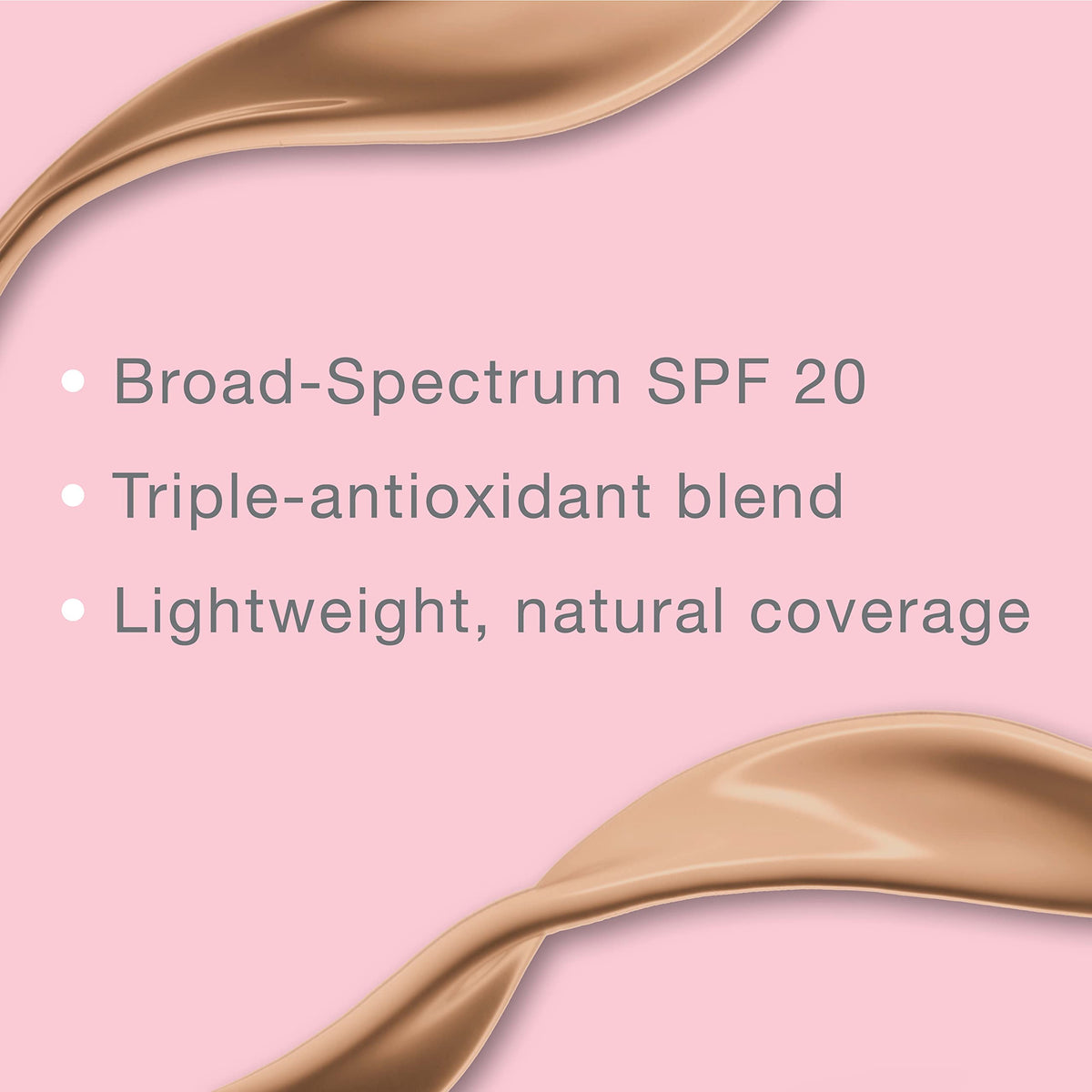 Neutrogena texture close-up of liquid foundation showing smooth consistency