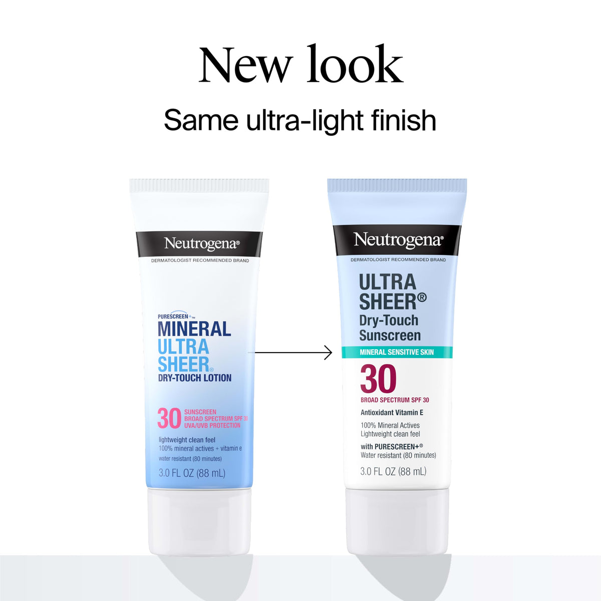 Neutrogena close-up of lotion texture demonstrating quick absorption