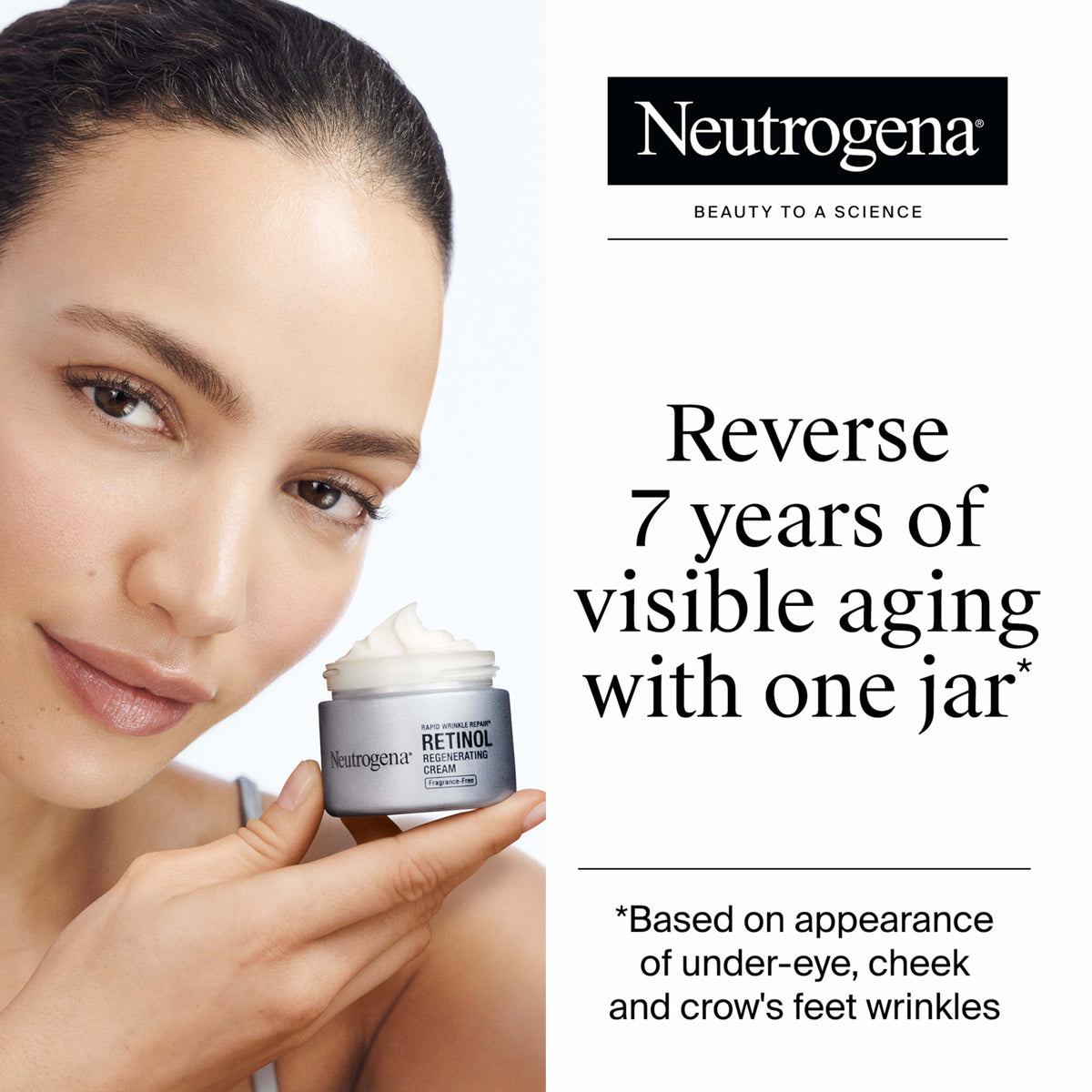 Neutrogena close-up of cream texture highlighting rich hydration and smooth application