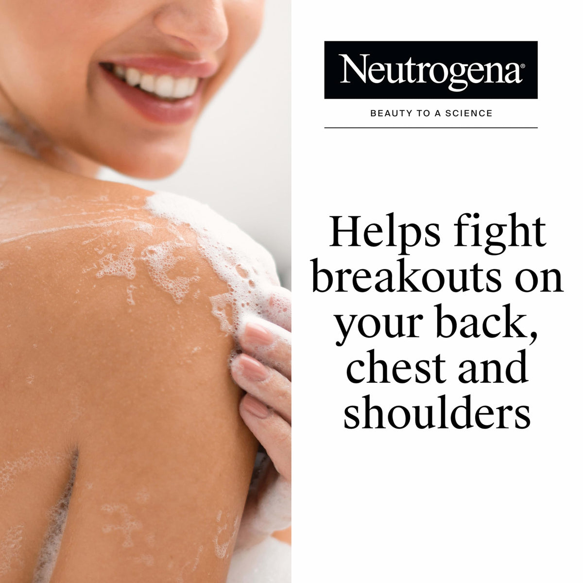 Neutrogena gel texture close-up demonstrating gentle exfoliation