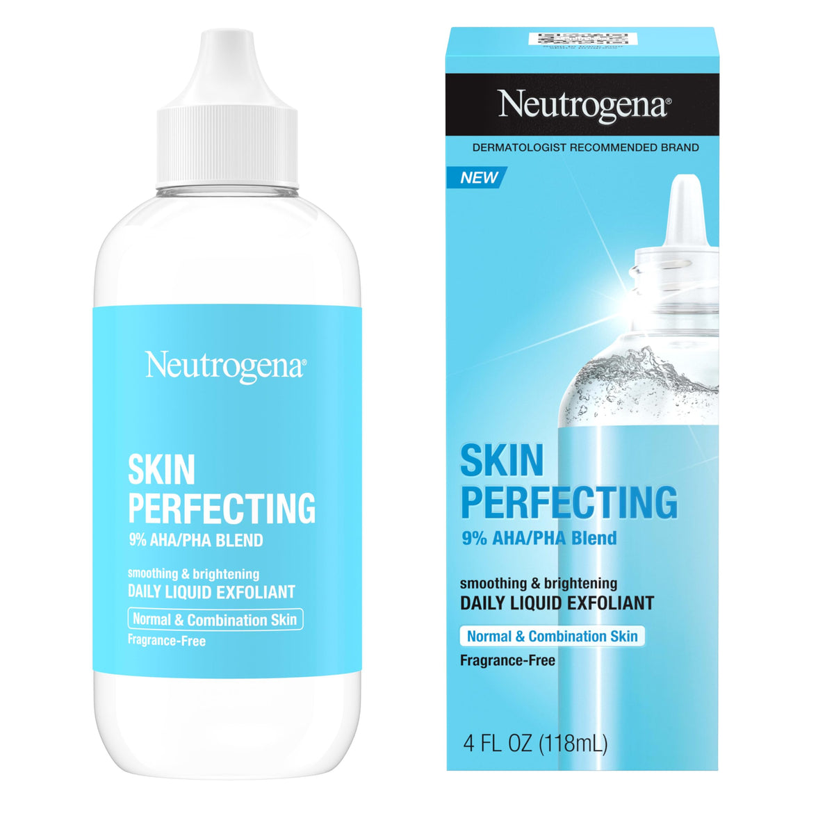 Neutrogena liquid texture drop highlighting lightweight consistency for easy absorption