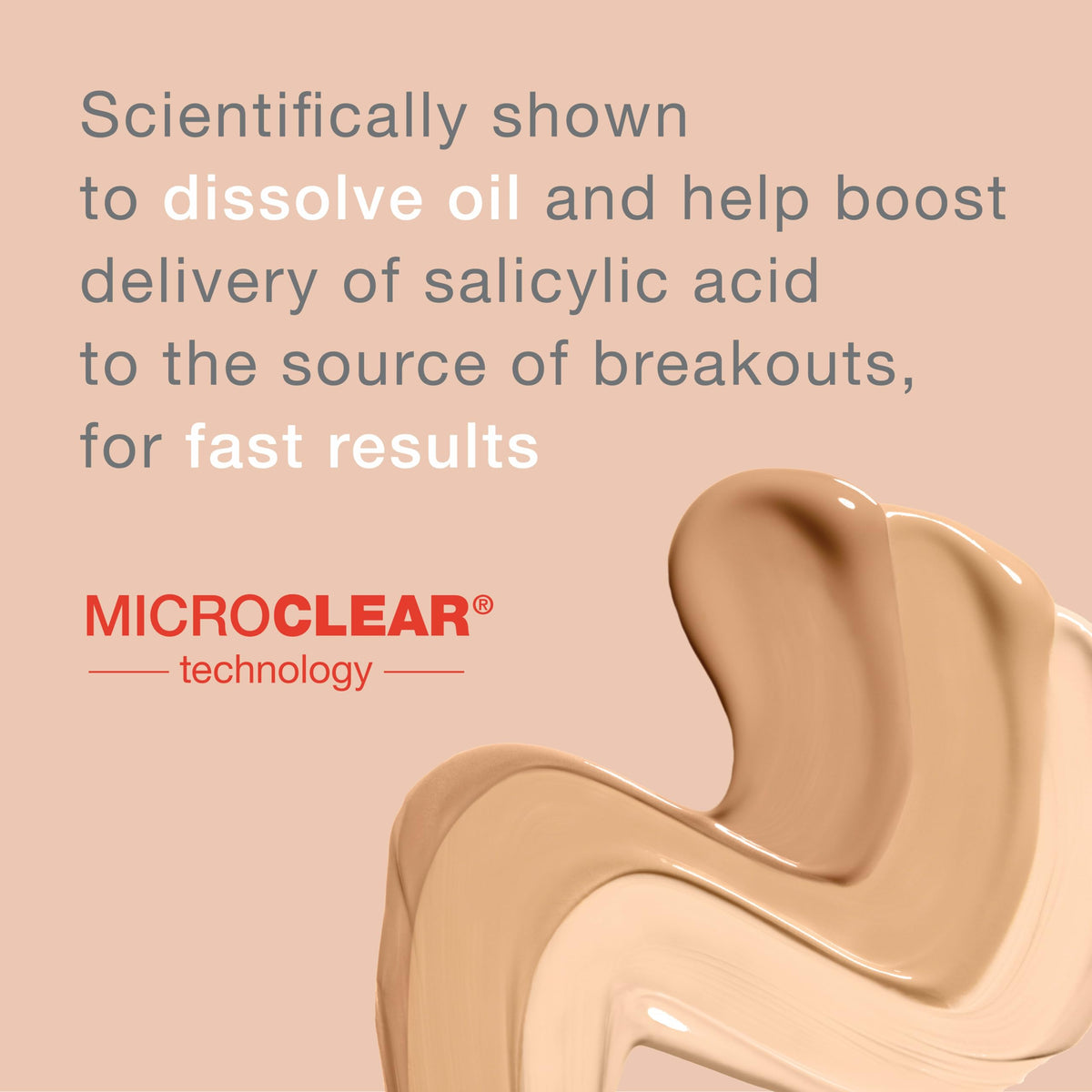 Neutrogena foundation texture spread on skin showing blendability and smooth finish