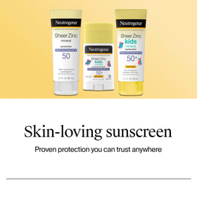 Neutrogena stick swipe on skin showing smooth mineral coverage