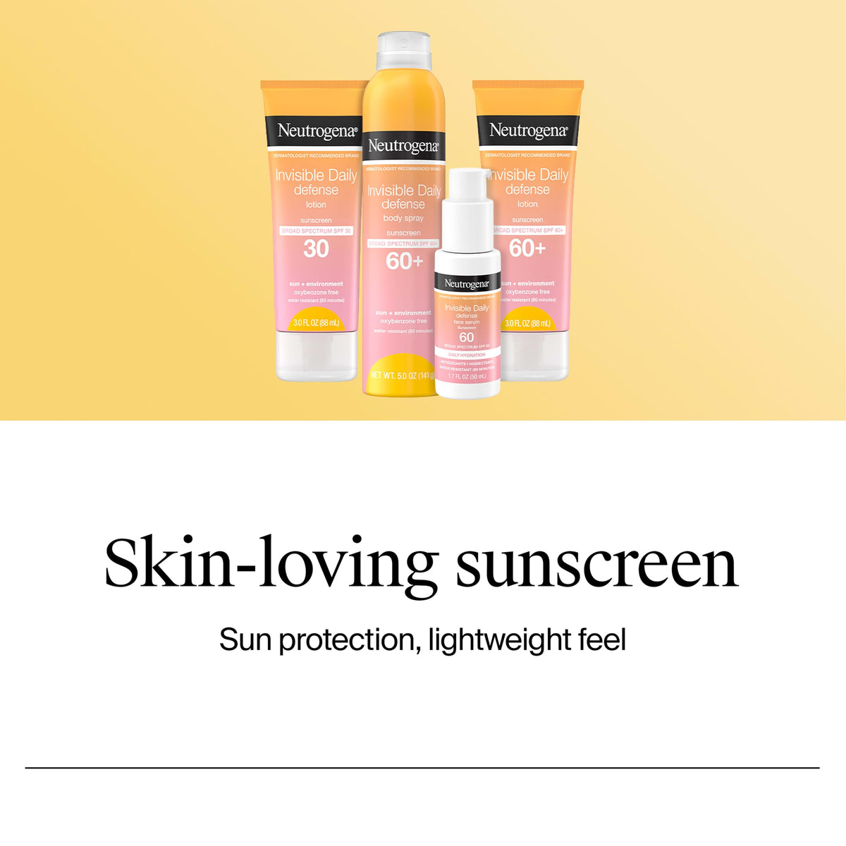 Neutrogena 1.7 fl oz bottle next to ruler demonstrating compact travel size
