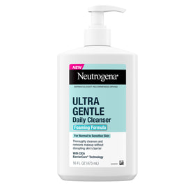 Neutrogena front pump bottle showing clean design and easy dispensing benefit