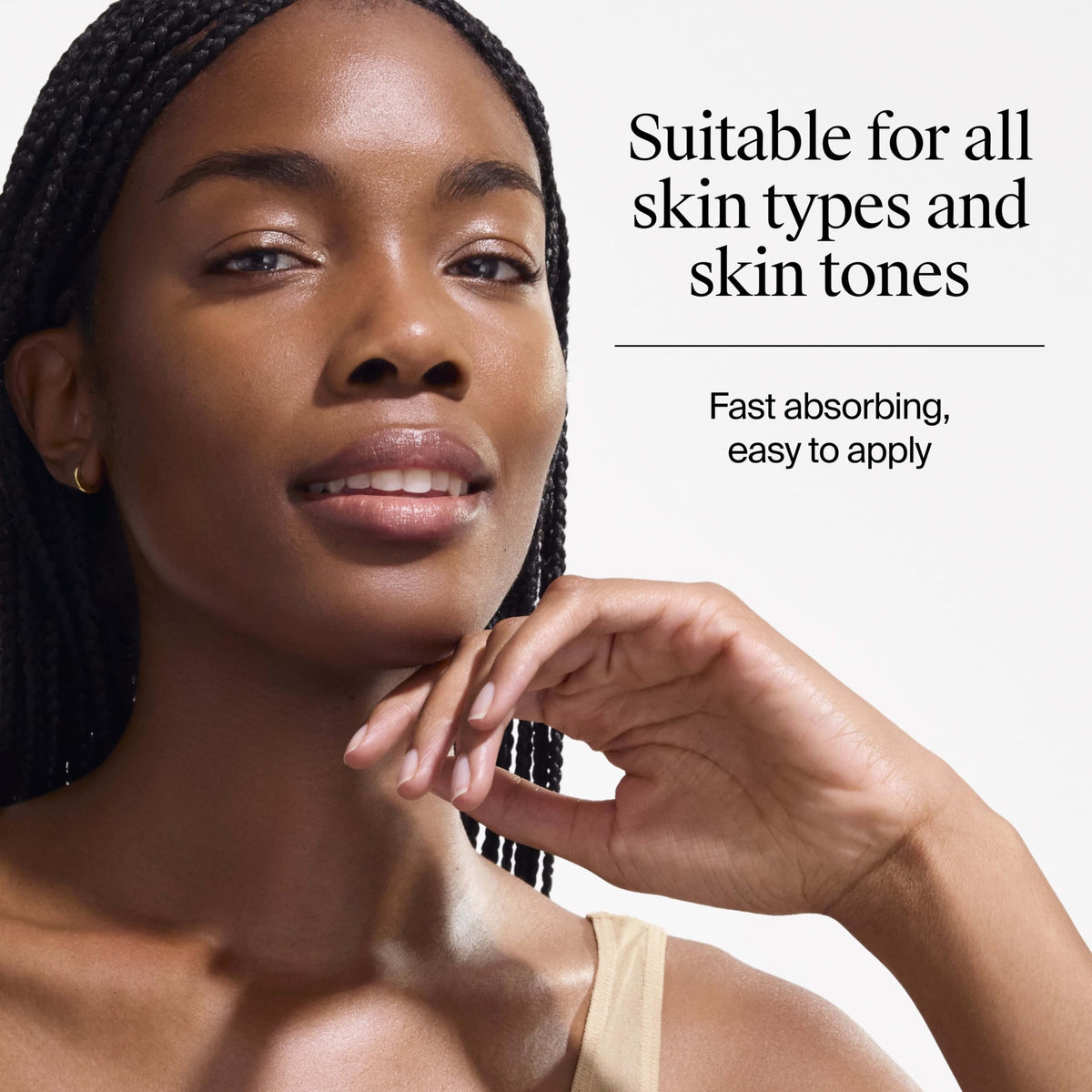 Neutrogena water resistance graphic representing up to 80 minutes protection