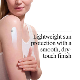 Neutrogena application on hand demonstrating smooth dry-touch finish and lightweight feel