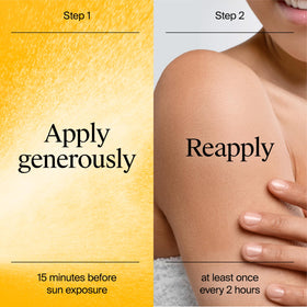 Neutrogena used at beach showing outdoor protection during sun exposure