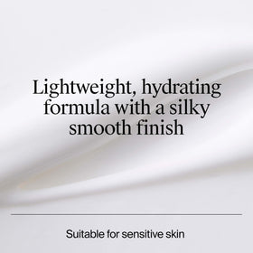 Neutrogena lotion swatched on skin, lightweight texture and quick absorption
