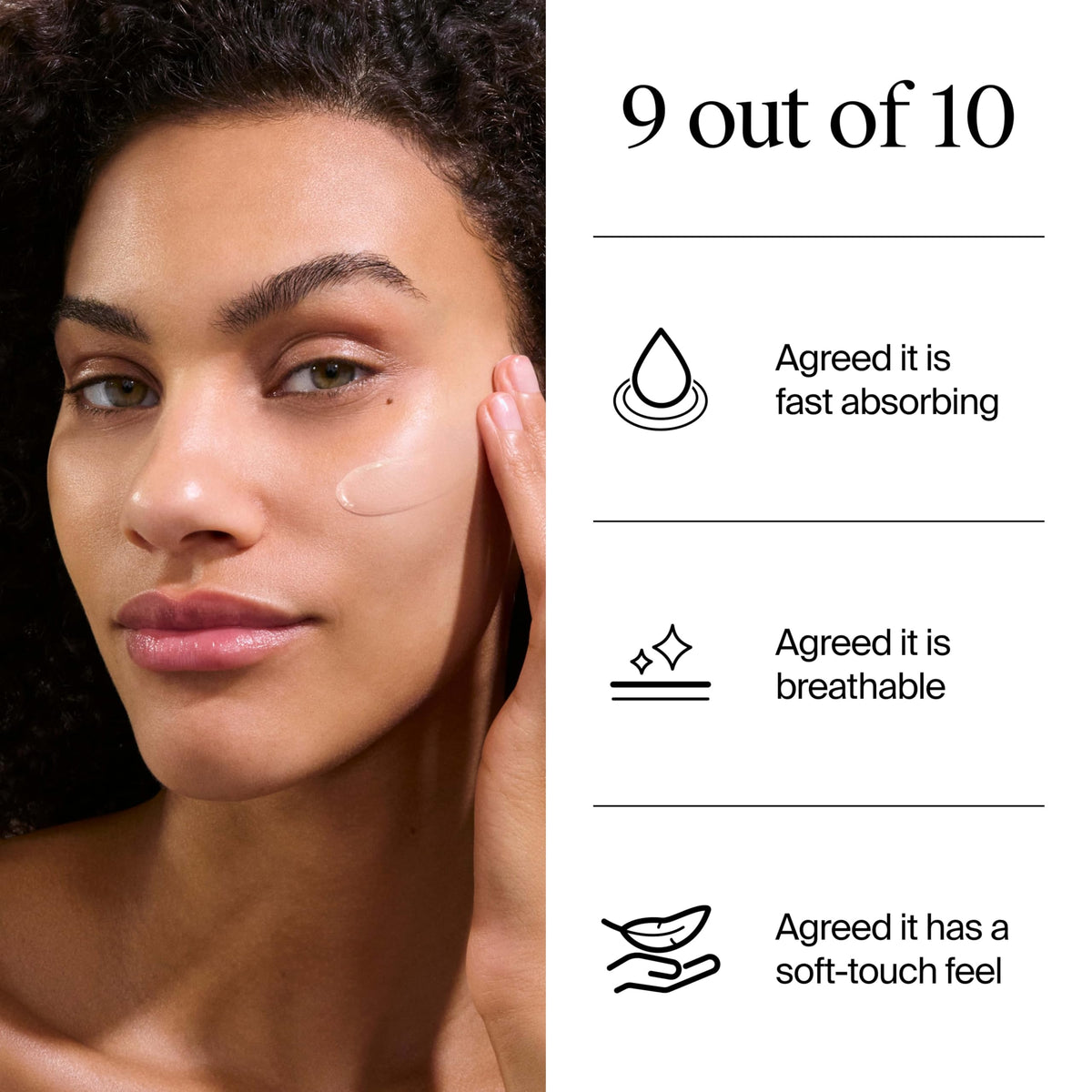 Neutrogena under makeup primer demo showing matte finish and smooth base
