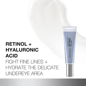 neutrogena under eye on model illustrating subtle smoothing and brighter look