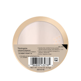 Neutrogena powder on bathroom vanity ready for daily routine and quick touch-ups