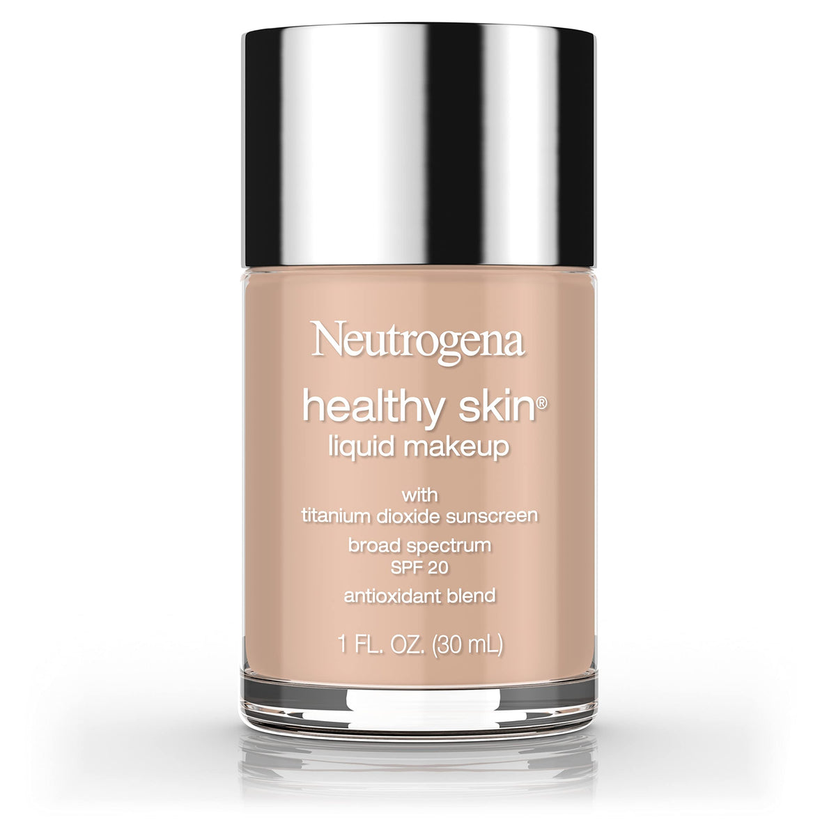 Neutrogena front packaging showing Warm Beige 90 and benefits