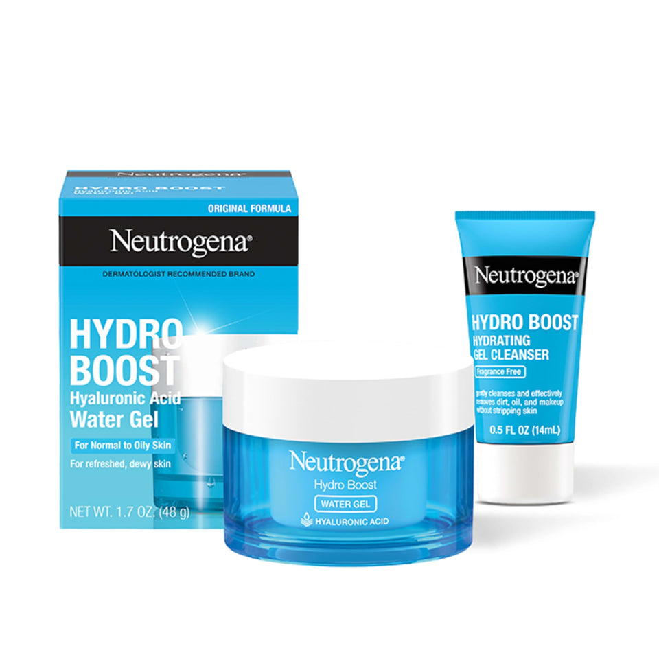 Neutrogena Water Gel front packaging showing hydrating gel and benefits