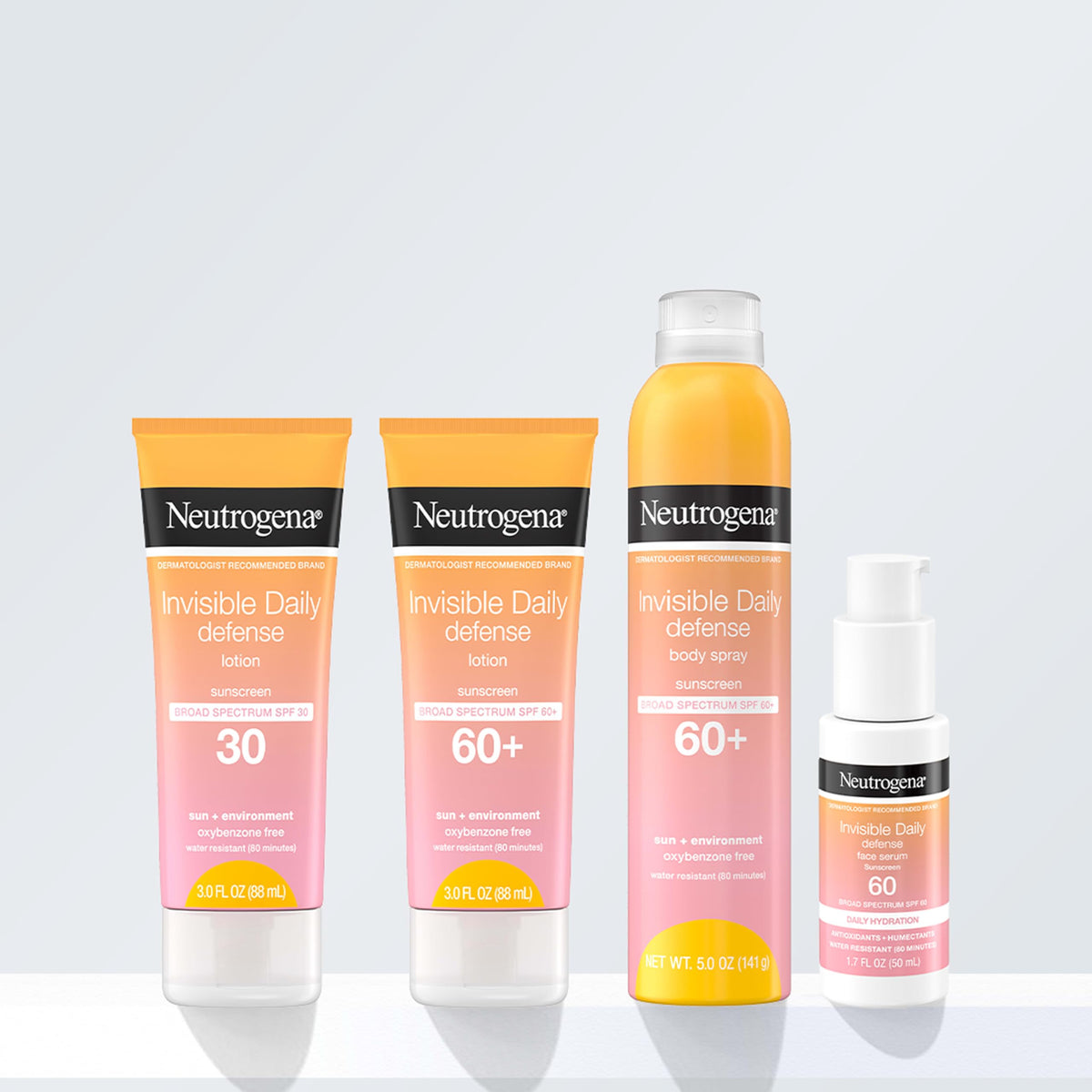 Neutrogena splash on surface illustrating 80-minute water-resistant benefit