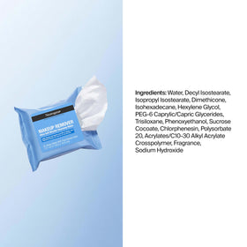 Neutrogena folded wipe close detail showing ultra-soft cloth and comfort benefit