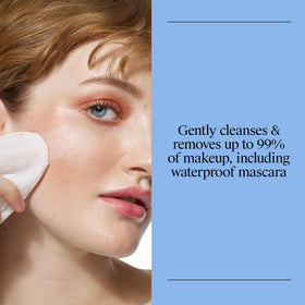 Neutrogena close-up texture of cloth highlighting gentle, soft cleansing benefit
